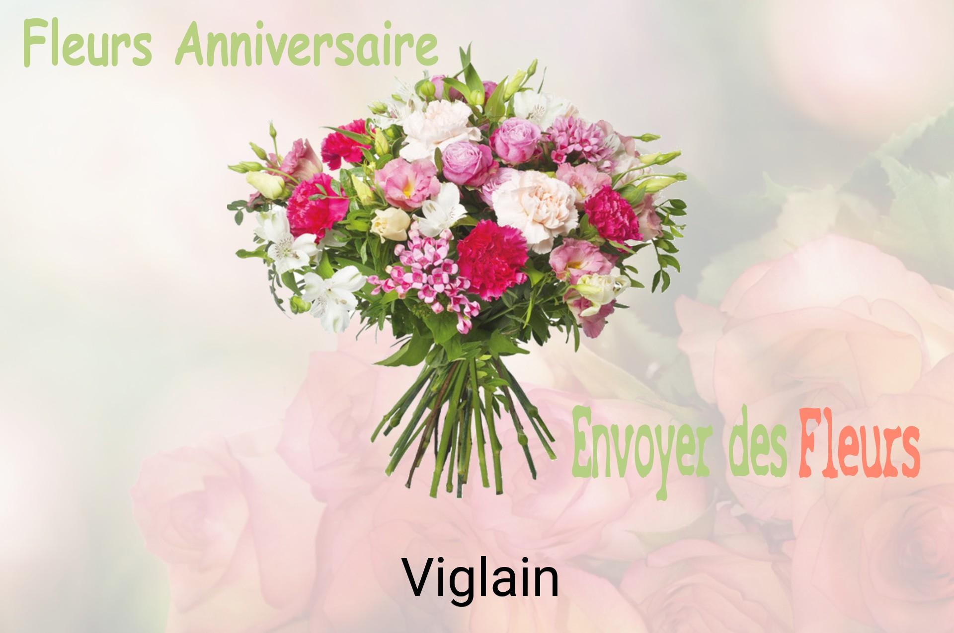 Bouquet de fleurs d’anniversaire livré à Viglain